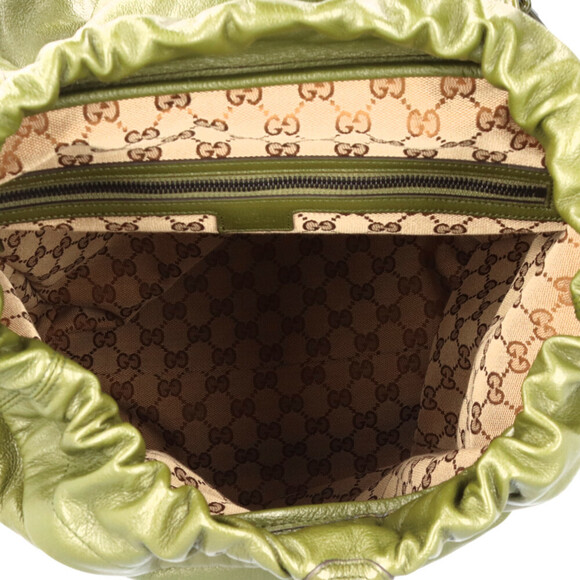 Gucci Double G Backpack, Leather Daypack 725657, Men's - Picture 6 of 11